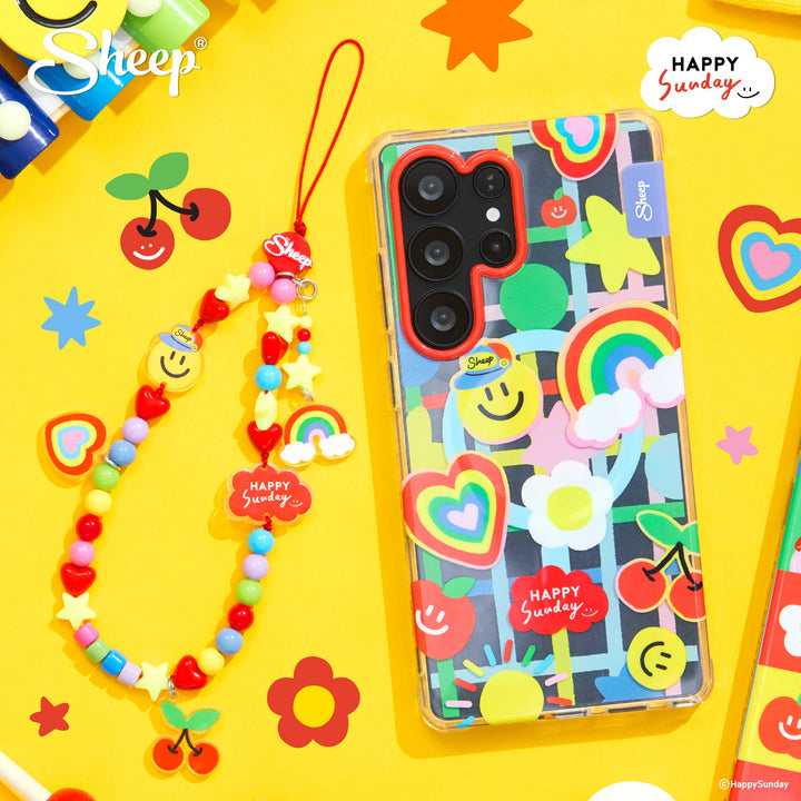 Charm Happy Sunday เคส Samsung S25 Ultra Happy Sunday