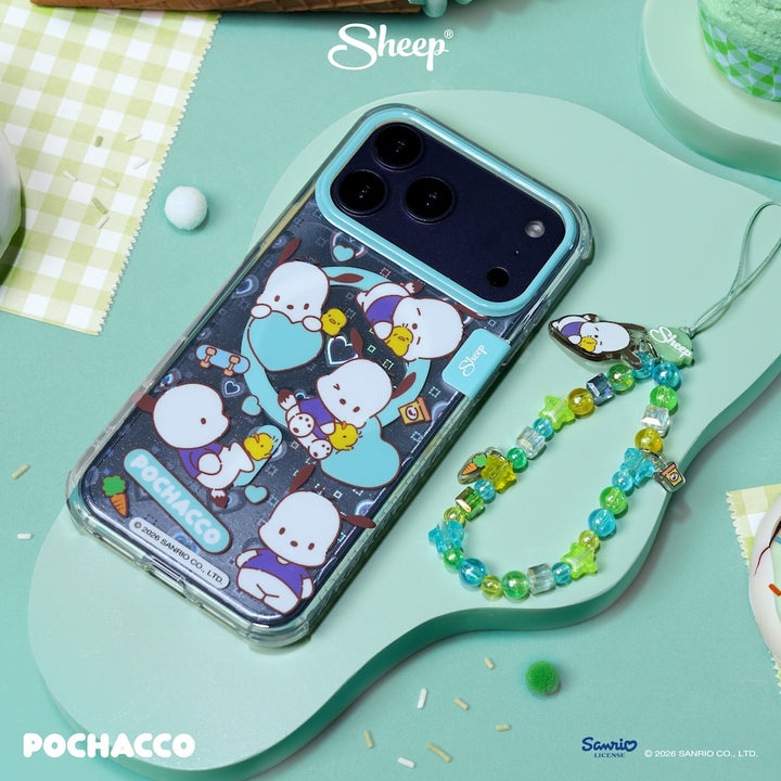 เคสโปเชโกะ ไอโฟน ลายน่ารัก pochacco iphone case magsafe ลิขสิทธิ์แท้ sanrio สีเขียว ซานริโอ้ canvas กันกระแทก