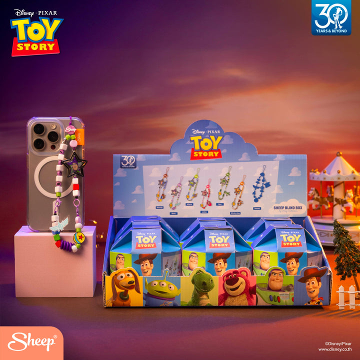 Blindbox Toy Story สายคล้องมือ แยกชิ้นได้   Charm Toy Story กล่องสุ่ม Toy Story