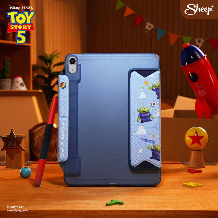 toy story 5 ipad case disney pixar เคส ไอแพด ทอย สตอรี่ สีฟ้า ลิขสิทธิ์แท้ ดิสนีย์ พิกซาร์ กันงอ กันกระแทก แถม ปลอกปากกา