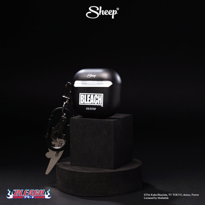 bleach airpods case เคส แอร์พอด คุโรซากิ อิจิโกะ บลีช เทพมรณะ สีดำ เท่ๆ แถม keyring ดาบ kurosaki ichigo พร้อมส่ง