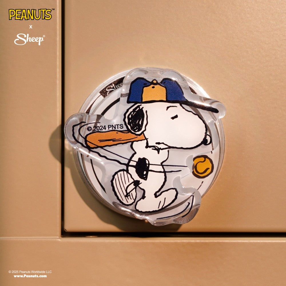 ที่แปะโทรศัพท์ หมุนได้ Griptok Snoopy หมุนได้ ตีเบสบอล Griptok Snoopy ของ Snoopy ลิขสิทธิ์แท้