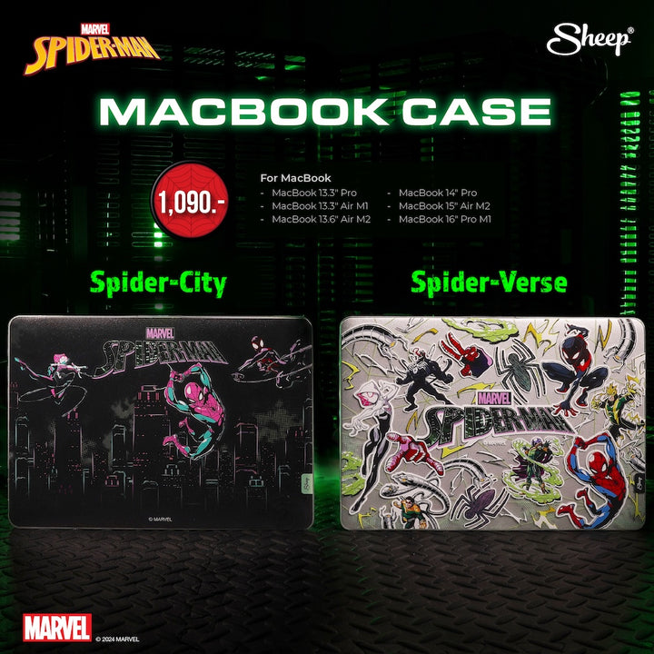 เคส Macbook เคสมาร์เวล ลิขสิทธิ์แท้ เคส Macbook เท่ ๆ  เคสกันกระแทก Spider-Man