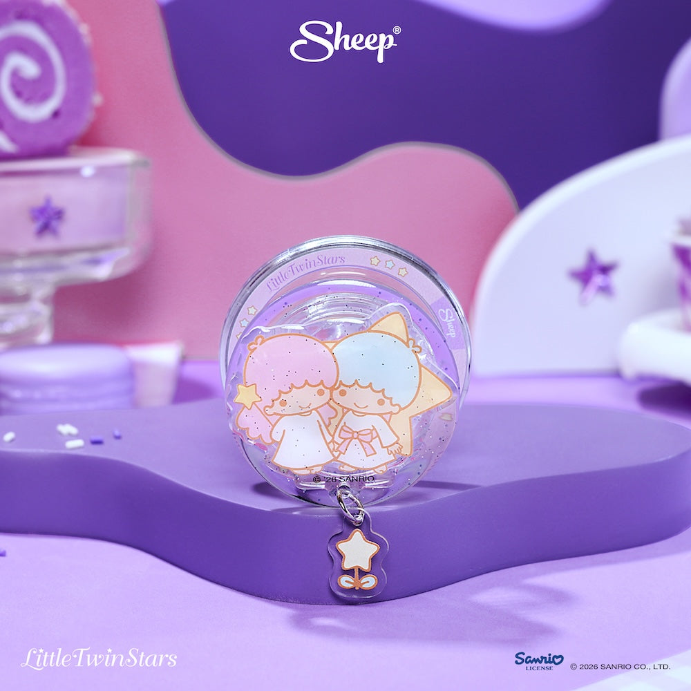 little twin stars phone grip magsafe ลิตเติ้ลทวินสตาร์ ใช้คู่เคส sanrio griptok ที่แปะมือถือ หมุน ได้ ลิขสิทธิ์แท้ ซานริโอ้