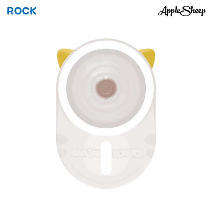 กริ๊บต๊อก แม่เหล็ก rock shinchan griptok magsafe ชินจัง ลายแมว สีเหลือง phone holder