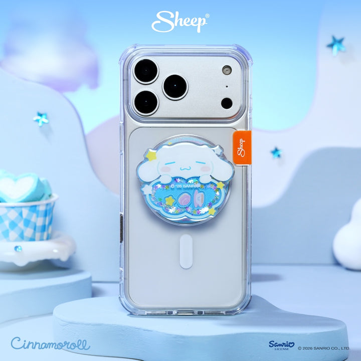 ที่แปะมือถือ ซินนามอนโรล cinnamoroll magsafe เขย่า ได้ ใช้คู่เคส sanrio ลิขสิทธิ์แท้ phone griptok accessories