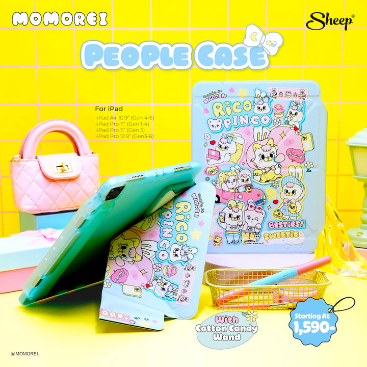 ipad case momorei เคสไอแพด โมโมเรอิ สีพาสเทล ริโค่ กระต่าย น่ารัก