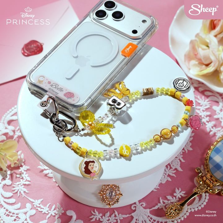 Disney Princess เจ้าหญิง กล่องสุ่ม blind box สายห้อย มือถือ Phone Charm ลิขสิทธิ์แท้ Ariel Belle Cinderella Jasmine Rapunzel