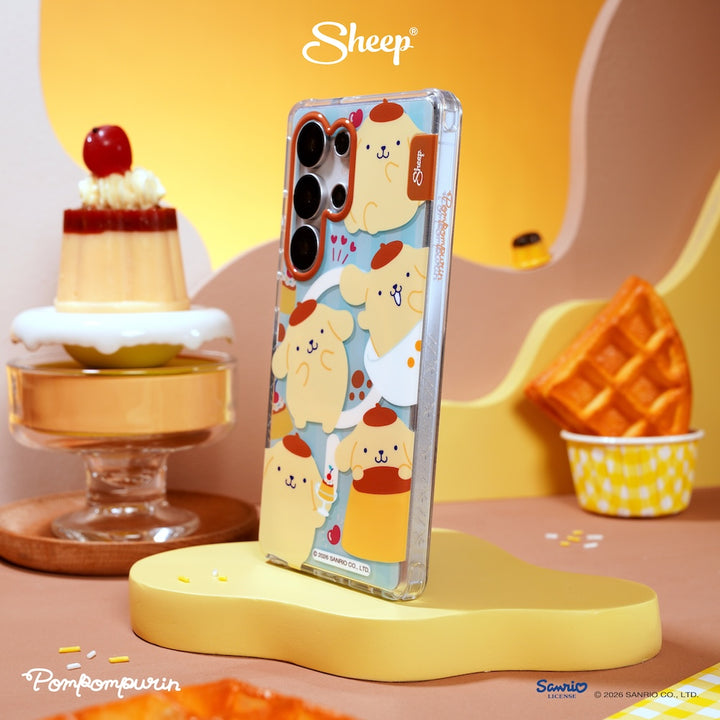 pompompurin samsung magsafe case เคส ซัมซุง ลิขสิทธิ์แท้ sanrio สีเหลือง ฟ้า ลายน่ารัก ซานริโอ้ กันกระแทก s25 s26