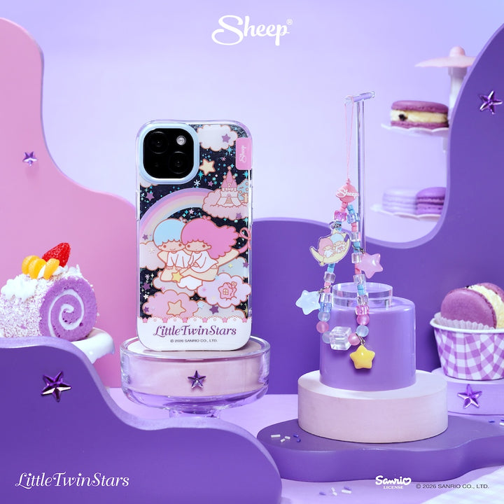little twin stars iphone case ลายน่ารัก กันกระแทก เคส ไอโฟน ลิตเติ้ลทวินสตาร์ สีม่วง ลิขสิทธิ์แท้ sanrio ซานริโอ้ มีของแถม