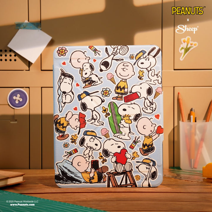 เคสคอลแลป Charlie Brown peanuts เคส Peanuts เคสไอแพด แนวตั้ง แนวนอน