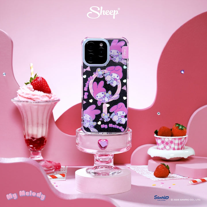 my melody iphone magsafe case เคส ไอโฟน มายเมโลดี้ ลิขสิทธิ์แท้ sanrio สีชมพู ลายน่ารัก ซานริโอ้ กันกระแทก