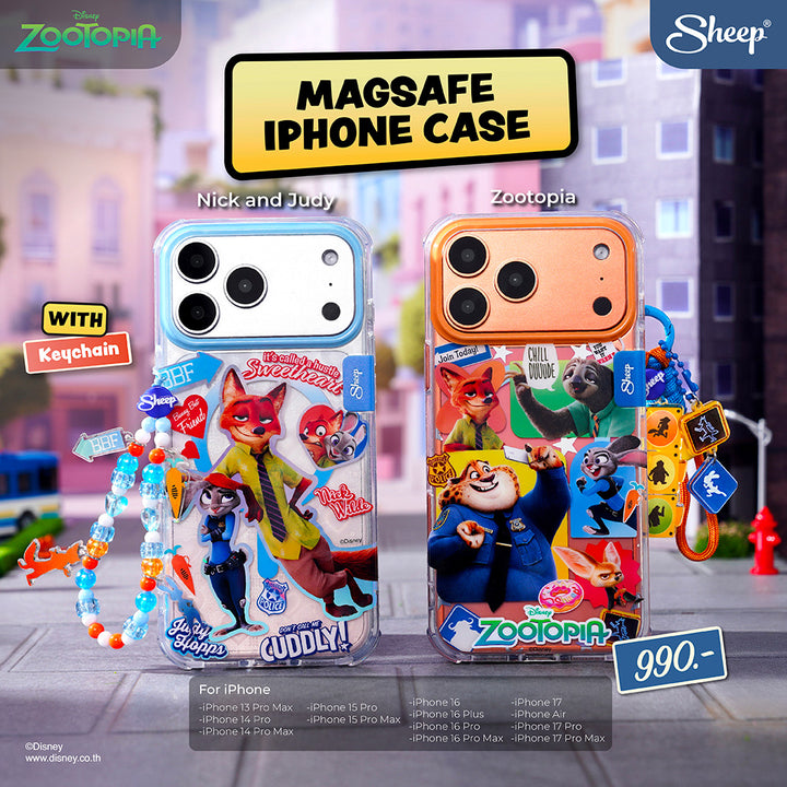 เคสไอโฟน นิค จูดี้ ซูโทเปีย iPhone magsafe case zootopia คู่จิ้น nick & judy
