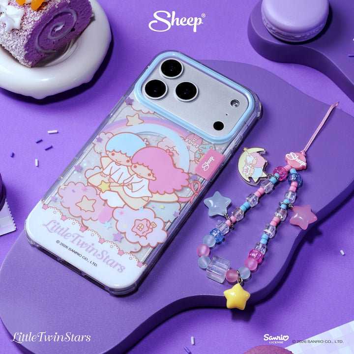 little twin stars magsafe iphone case ลายน่ารัก เคส ไอโฟน ลิตเติ้ลทวินสตาร์ สีม่วง ลิขสิทธิ์แท้ sanrio 17 pro max ซานริโอ้