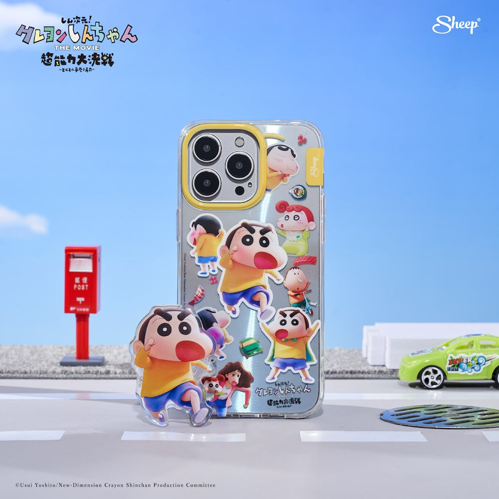 เคสสกรีนลายชินจัง แถมฟรี Griptok ShinchanIphone พร้อมส่ง