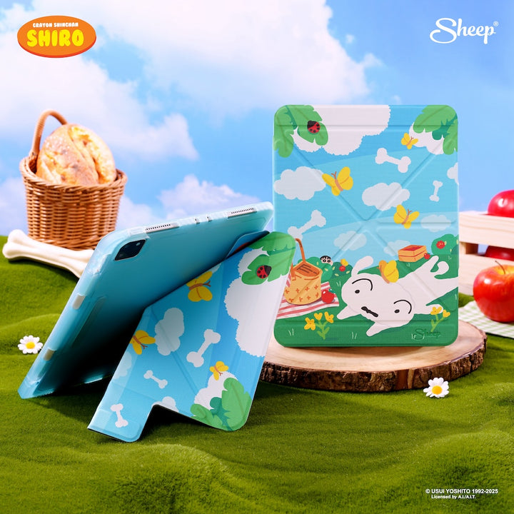 เคสไอแพดพับได้ทั้งแนวนอนและแนวตั้ง เคสคอลแลป ชิโร่ เคสไอแพดลาย ชินจัง