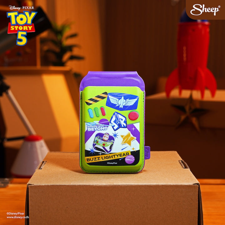 ิีฺBuzz Toy Story 5 ลิขสิทธิ์แท้ ดิสนีย์ Disney MagSafe Phone wallet stand ที่ใส่บัตร แปะ มือถือ ของสะสม ทอย สตอรี่ ตั้งได้