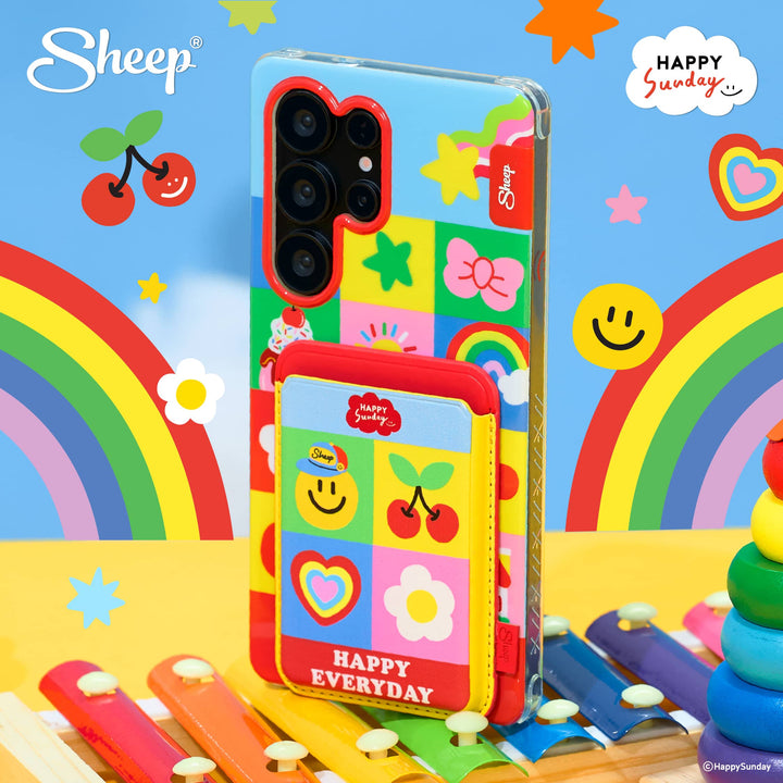 เคสซัมซุง Magsafe ที่ใส่บัตร Happy Sunday card holder Happy Sunday