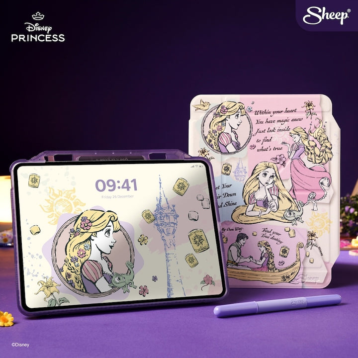เคสเจ้าหญิงดิสนีย์ เคส iPad Pro, เคส iPad Air ของแท้ Disney Rapunzel ราพันเซล