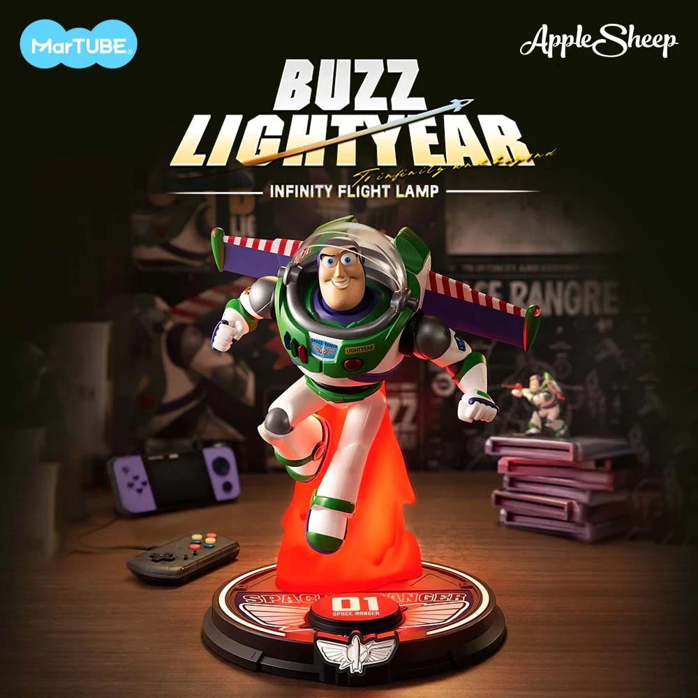 โคมไฟ บัซ ไลท์เยียร์ แท่นชาร์จไร้สาย buzz lightyear toy story lamp martube