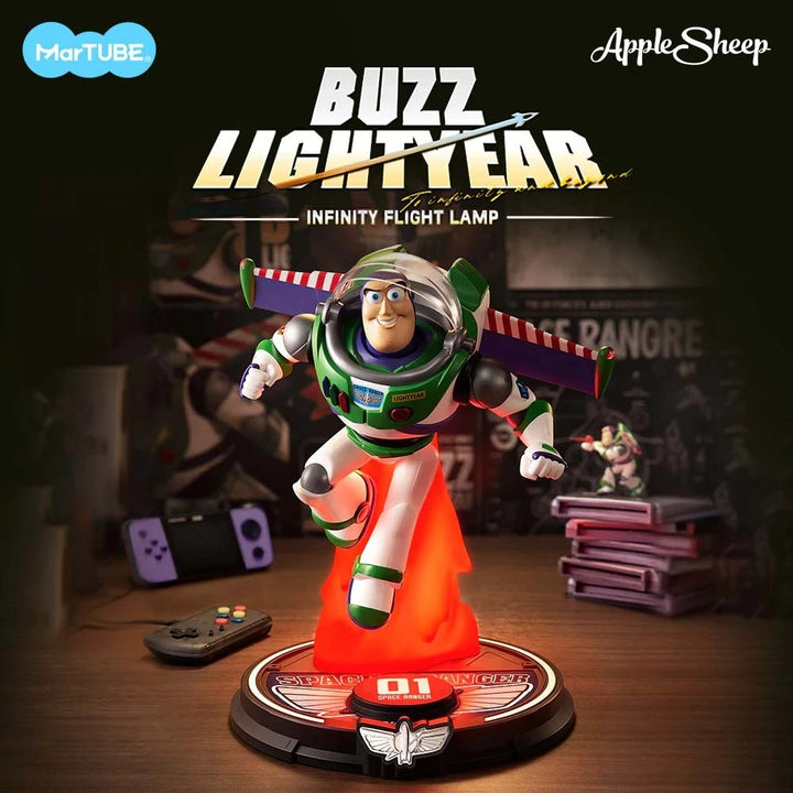 โคมไฟ บัซ ไลท์เยียร์ แท่นชาร์จไร้สาย buzz lightyear toy story lamp martube