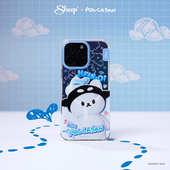 เคส ไอโฟน โพก้าซัง gmm มาสคอต i am polcasan magsafe iphone case ลาย doodle 17 pro max