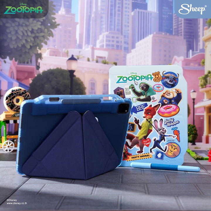 เคสไอแพด ซูโทเปีย สีฟ้า ลิขสิทธิ์แท้ ดิสนีย์ กันกระแทก กันงอ zootopia iPad case