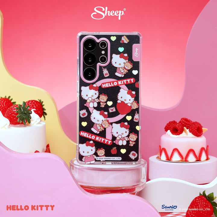hello kitty samsung magsafe case canvas เคส ซัมซุง คิตตี้ ลิขสิทธิ์แท้ sanrio สีแดง ชมพู ลายน่ารัก ซานริโอ้ กันกระแทก s25 s26