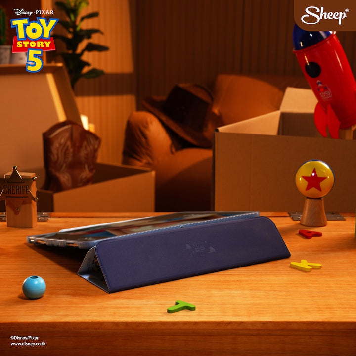 disney pixar ipad case toy story 5 สีฟ้า สายจด สายวาด พกง่าย เคส ไอแพด ทอย สตอรี่ ลายตัวละคร ดิสนีย์ พิกซาร์