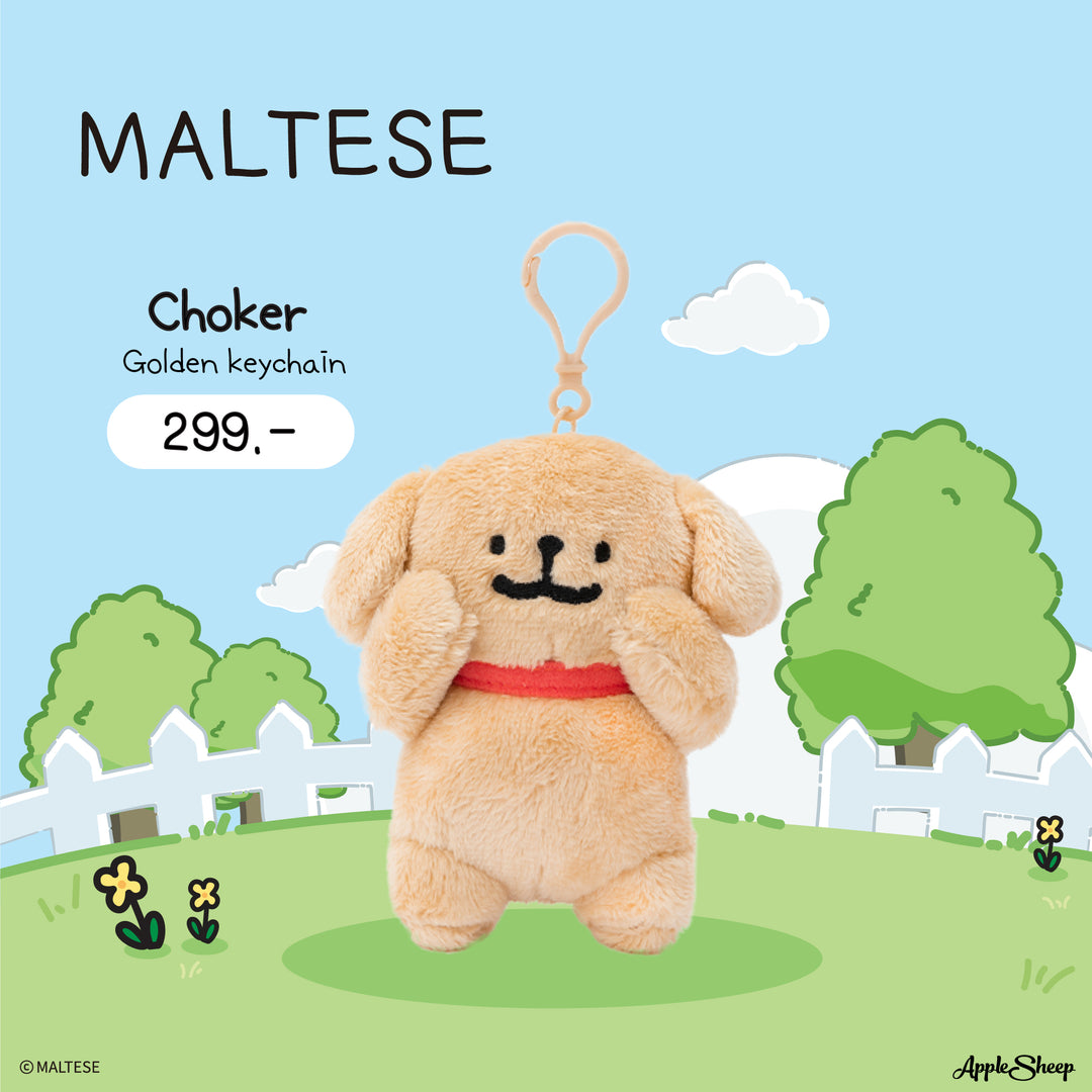 พวงกุญแจตุ๊กตาแต่งตัวได้ Maltese ลิขสิทธิ์แท้ พร้อมส่ง Maltese Keychain