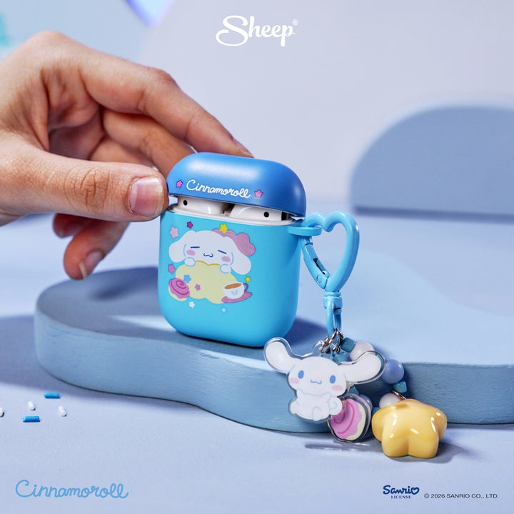 ซินนามอนโรล เคสแอร์พอด airpods case cinnamoroll สีฟ้า น้ำเงิน ลิขสิทธิ์แท้ sanrio ของแท้ ซานริโอ้ พร้อมส่ง