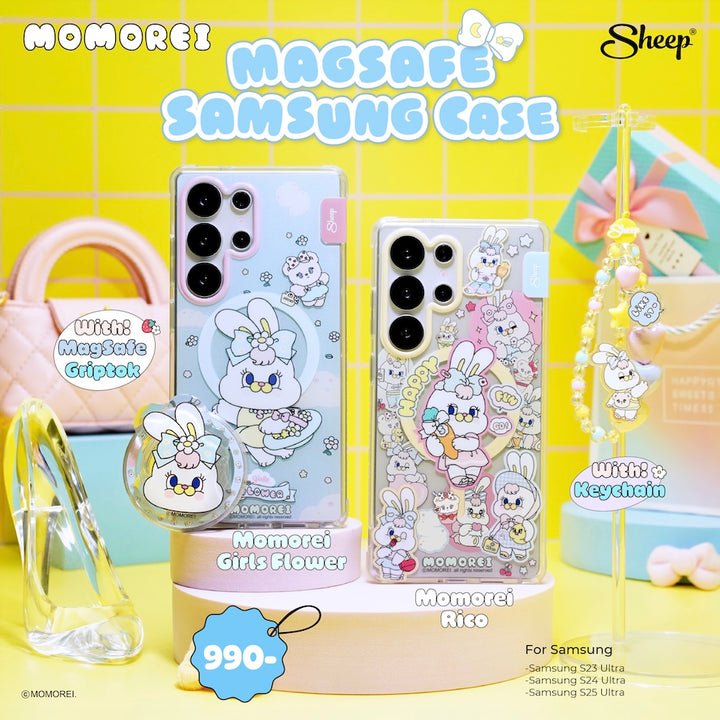 samsung magsafe momorei เคสซัมซุง แม่เหล็ก ลายน่ารัก กันกระแทก