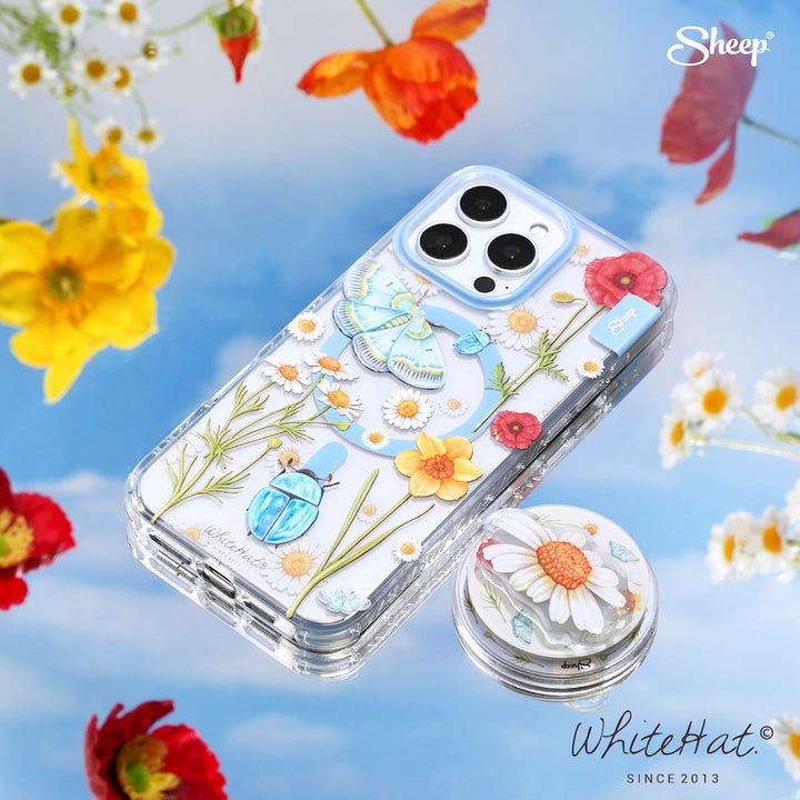 เคสไอโฟน ลายดอกไม้ Sheep x Whitehat เคสโทรศัพท์ มีของแถม iPhone