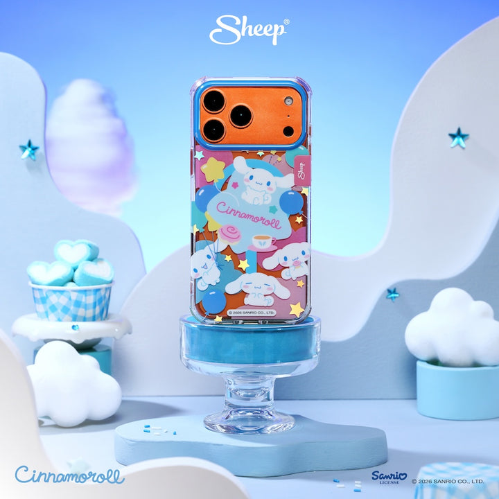 เคส ไอโฟน ซินนามอนโรล ลายน่ารัก cinnamoroll iphone case magsafe ลิขสิทธิ์แท้ sanrio สีฟ้า ชมพู ซานริโอ้ 17 pro max