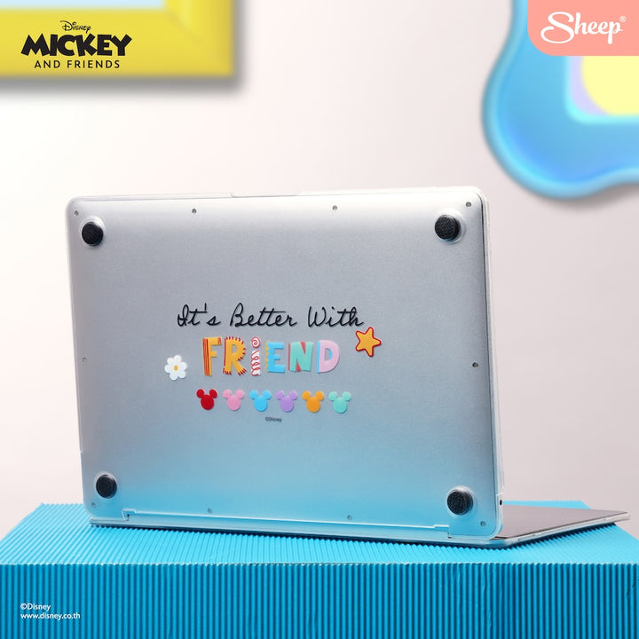 เคสแมคบุ๊ค มิคกี้ เม้าส์ กันรอยนิ้ว สกรีนพรีเมี่ยม เคส macbook case mickey and friends