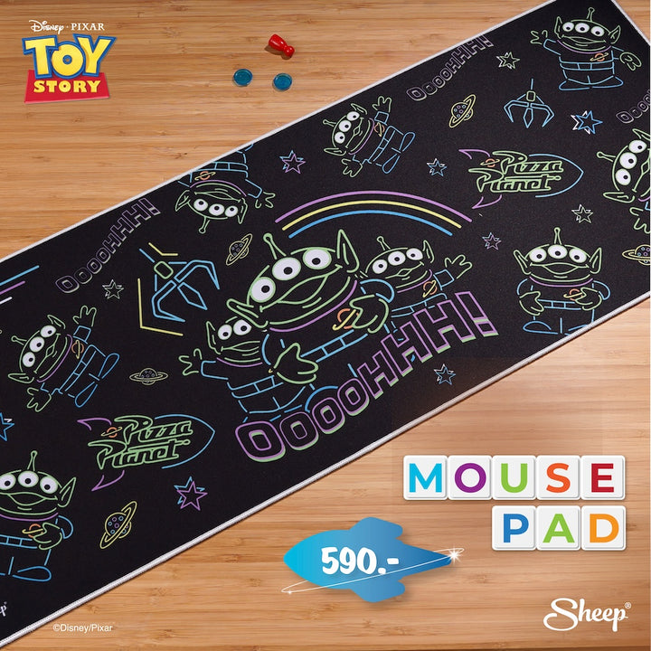 mousepadaliens  แผ่นรองเม้าส์เอเลี่ยน mousepadgreenman