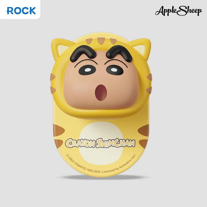 กริ๊บต๊อก แม่เหล็ก rock shinchan griptok magsafe ชินจัง ลายแมว สีเหลือง phone holder