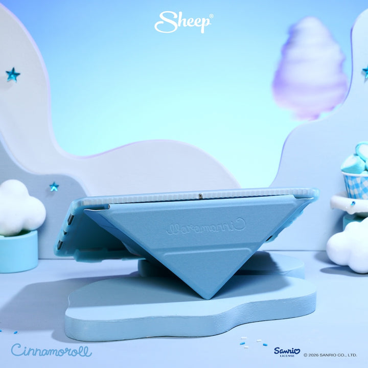 ipad case sanrio cinnamoroll เคสไอแพด ซินนามอนโรล สีฟ้า ชมพู แถม ปลอกปากกา ลิขสิทธิ์แท้ ซานริโอ้ กันกระแทก กันงอ