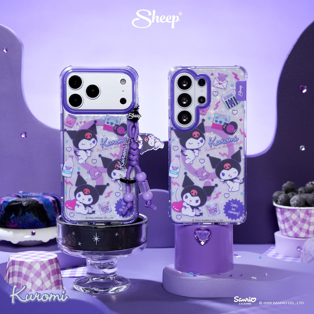 เคส ไอโฟน ซัมซุง คุโรมิ ลายน่ารัก kuromi iphone samsung case magsafe ลิขสิทธิ์แท้ sanrio สีม่วง ดำ ซานริโอ้ กันกระแทก