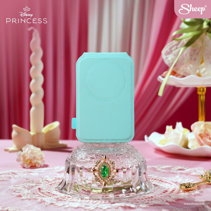 phone wallet stand disney princess เคสใส่บัตร เจ้าหญิงดิสนีย์ จัสมิน สีเขียว jasmine ที่ใส่บัตร แปะมือถือ ตั้งได้ card holder