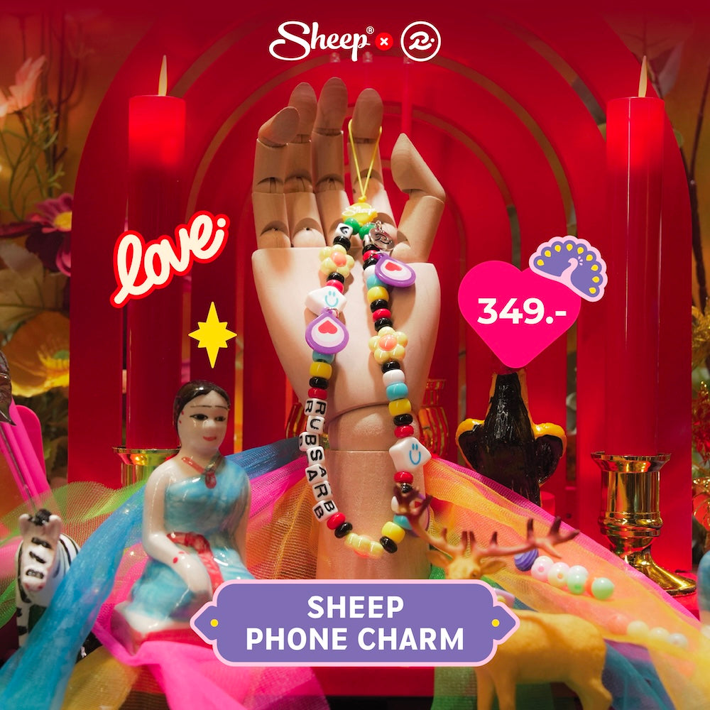 สายห้อยมือถือ สัตว์มงคล นกยูง rubsarb รับทราบ phone charm มงคล พลังบวก เสริมดวง 2569 ความรัก