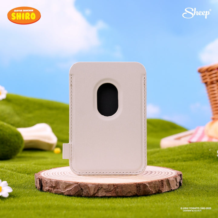 Magsafe Wallet Shiro สีขาว ของใช้คู่เคส เคส กระเป๋าเก็บบัตร Shiro