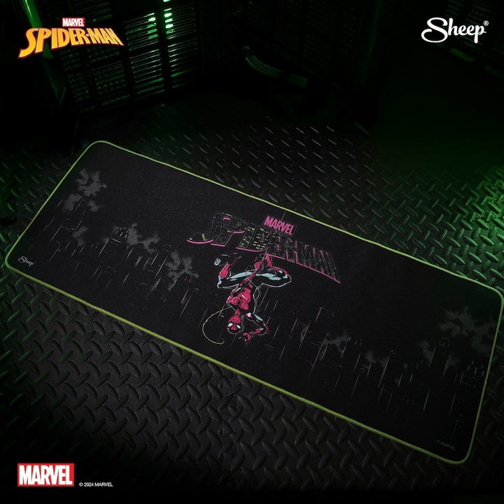 แผ่นรองเทาส์ Spider-Man Mousepad ลิขสิทธิ์แท้ แผ่นรองเม้าส์เกมมิ่ง