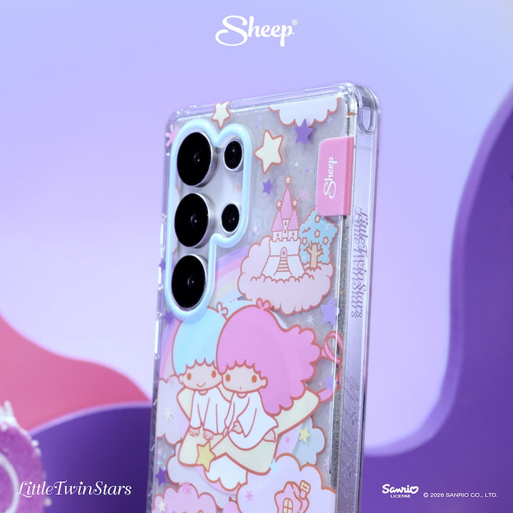 little twin stars kiki lala samsung magsafe case เคส ซัมซุง ลิขสิทธิ์แท้ sanrio สีม่วง ลายน่ารัก ซานริโอ้ กันกระแทก s25 s26