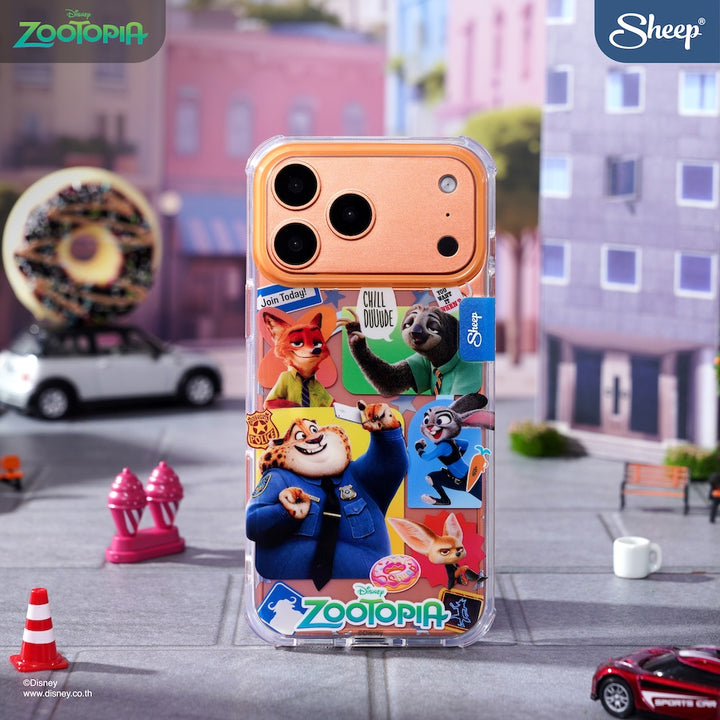 เคสไอโฟน ซูโทเปีย zootopia iPhone magsafe case แบบใส ไอโฟน สีส้ม