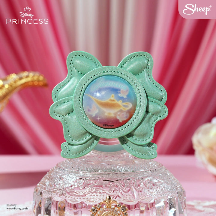 Jasmine จัสมิน ที่แปะมือถือ MagSafe Phone Grip ลิขสิทธิ์แท้ Disney Princess เจ้าหญิง Bow แม่เหล็ก โบว์ สีเขียว น่ารัก