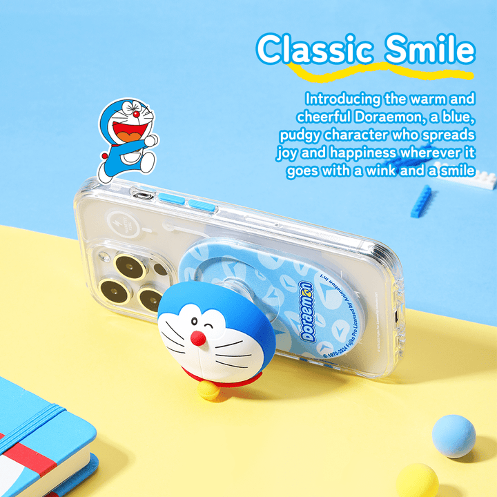 Griptok โดเรม่อน ติด โทรศัพท์ มือถือ แม่เหล็ก Rock Doraemon โดราเอม่อน