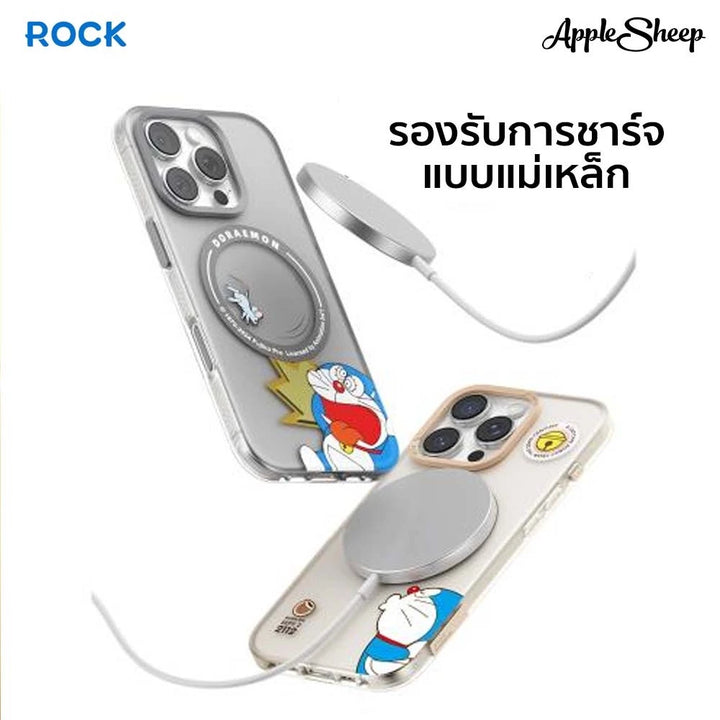 เคสวงแม่เหล็ก โดเรม่อน Rock Doraemon iPhone Magsafe กันกระแทก