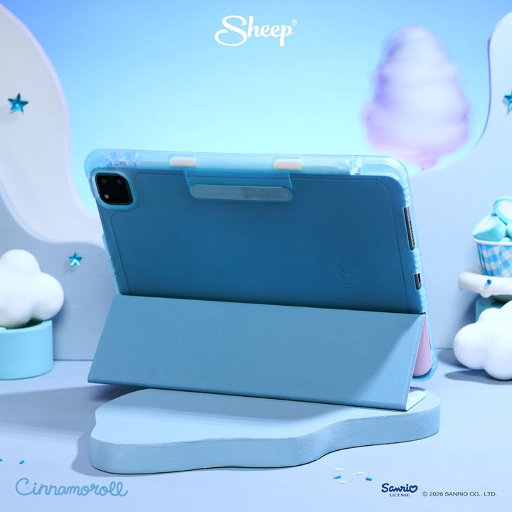 เคสไอแพด ซินนามอนโรล cinnamoroll ipad case กันกระแทก น้ำหนักเบา ลิขสิทธิ์แท้ sanrio ซานริโอ้ สีฟ้า ชมพู