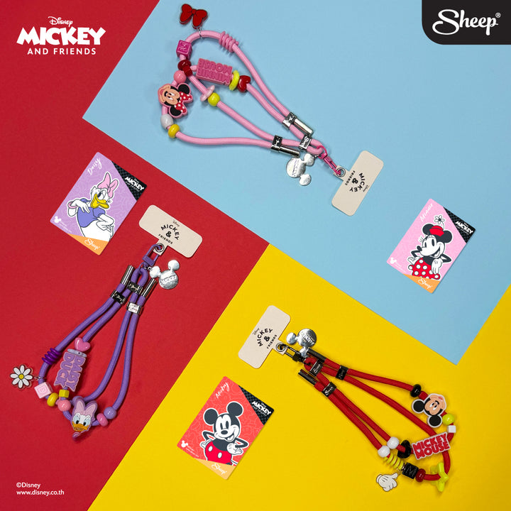mickey and friends สายปรับได้ ลิขสิทธิ์แท้ blindbox กล่องสุ่ม มิคกี้เม้าส์